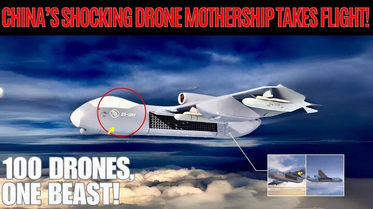China Reveals World’s First Drone ‘Mothership’ Carrier!-Video