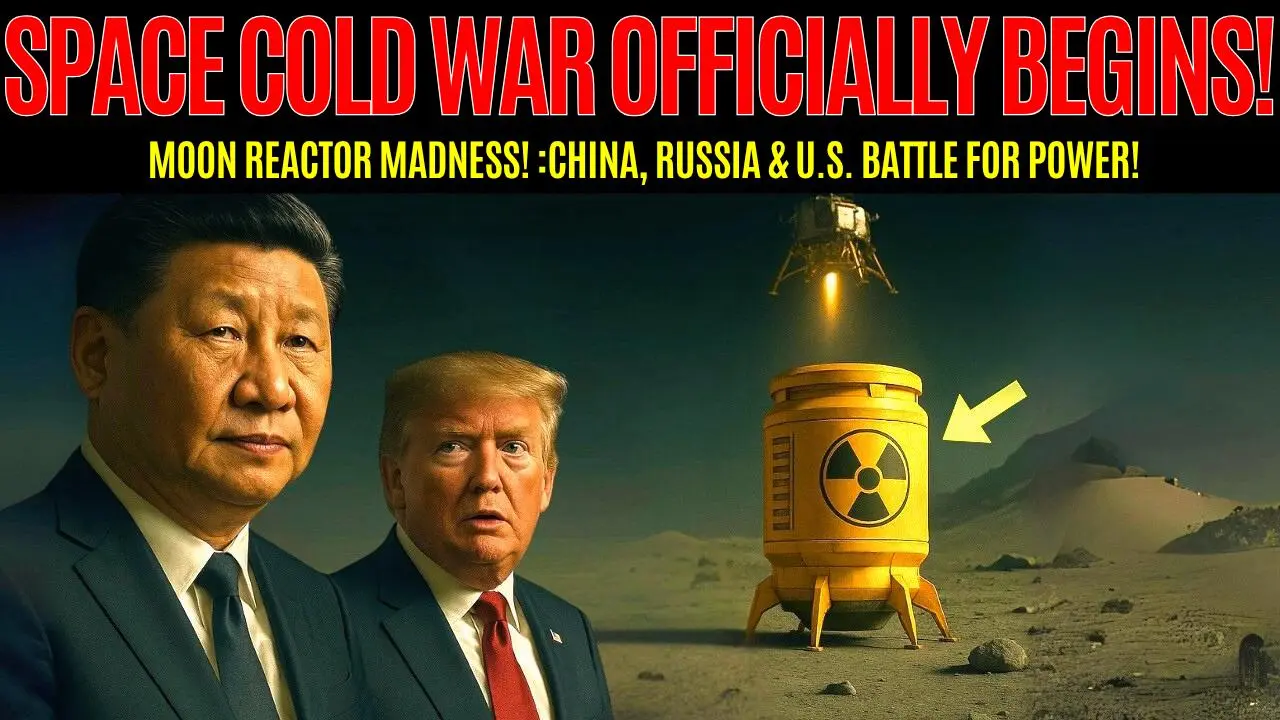Moon Reactor Race! China-Russia vs NASA Nuclear Race! (Video)