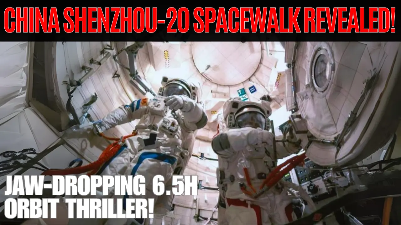 Shenzhou-20 Extravehicular Activities China Space Station | Breakthrough Achieved by Crew (Video)