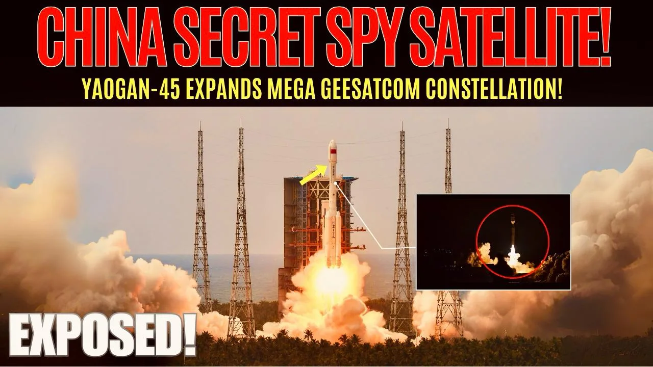 China Launches Mysterious Satellite Yaogan-45 into Unexpected Orbit-Video