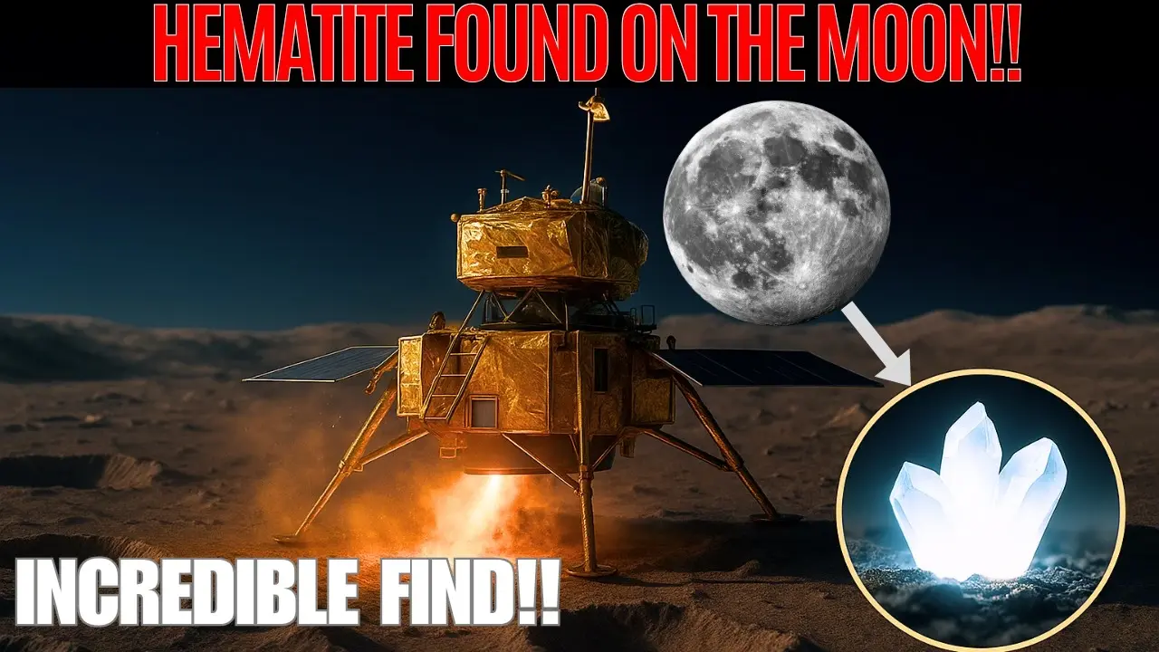 Chang’e-6 hematite discovery rewrites our picture of the Moon-Video