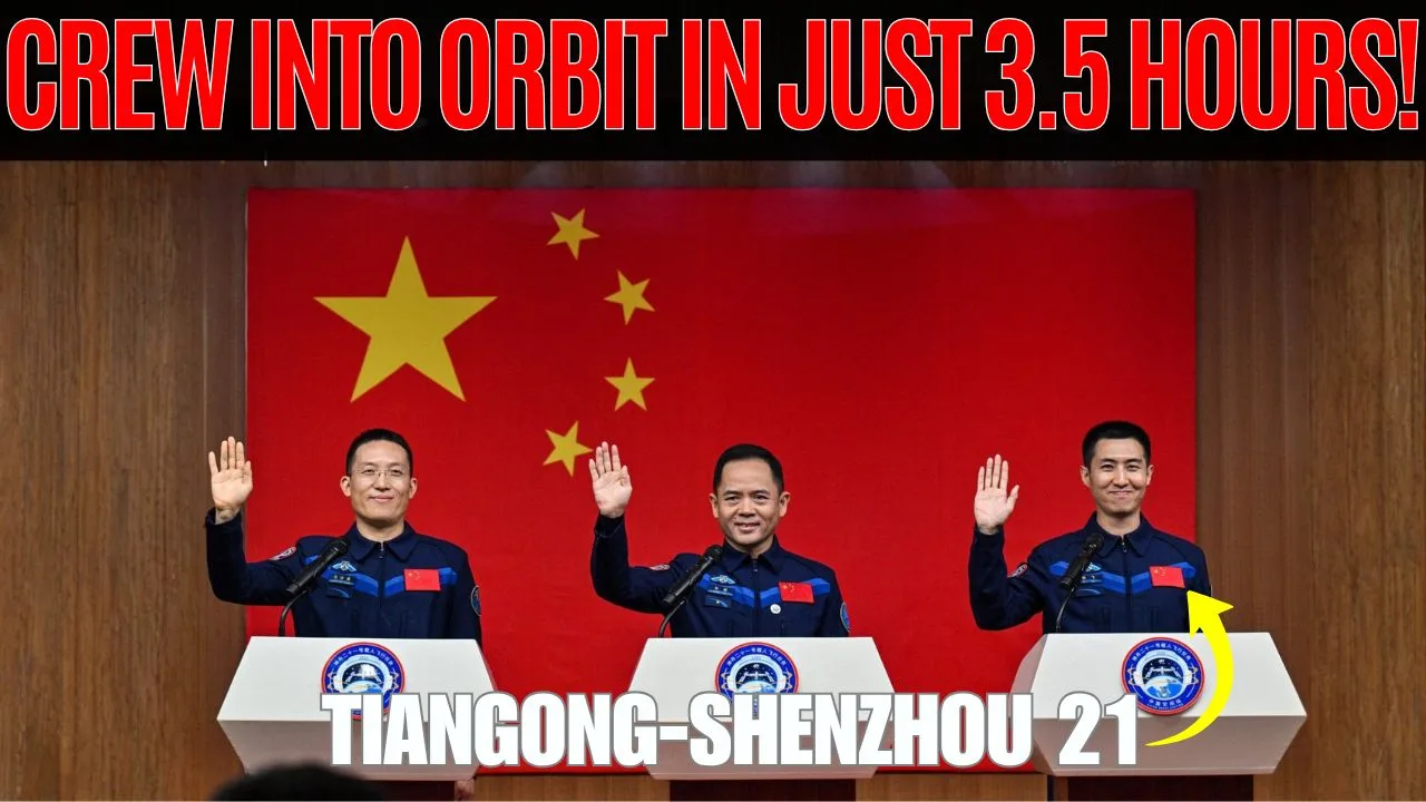 Shenzhou-21 Docks in 3.5 Hours: China’s Fastest Crewed Mission to Tiangong-Video