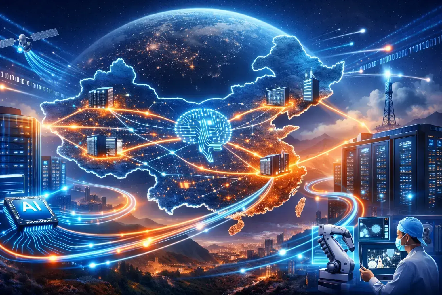 China giant computer network: Inside China’s 1,240-mile “distributed supercomputer”.