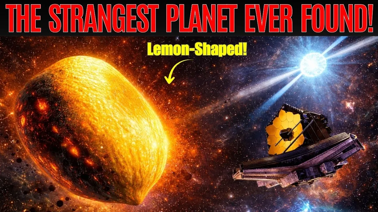 Lemon-Shaped Planet: Webb Finds a Never-Before-Seen Carbon Atmosphere-Video