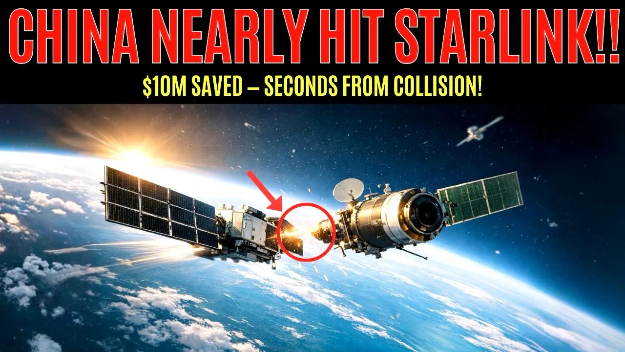 Starlink near miss: Chinese launch satellite passed within 200 meters of Starlink-6079-Video