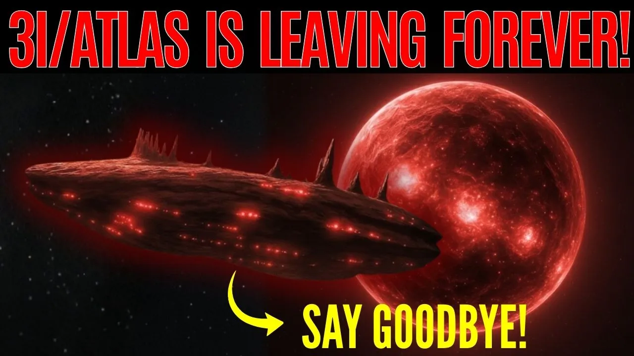 Comet 3I/ATLAS leaving the Solar System: Final Goodbye-Video