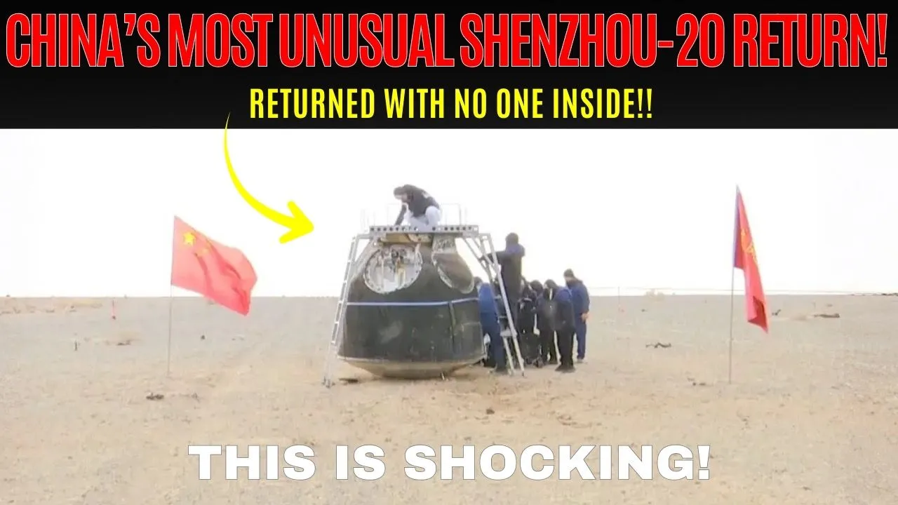 Shenzhou-20 return: What a cracked window taught China’s space program-Video