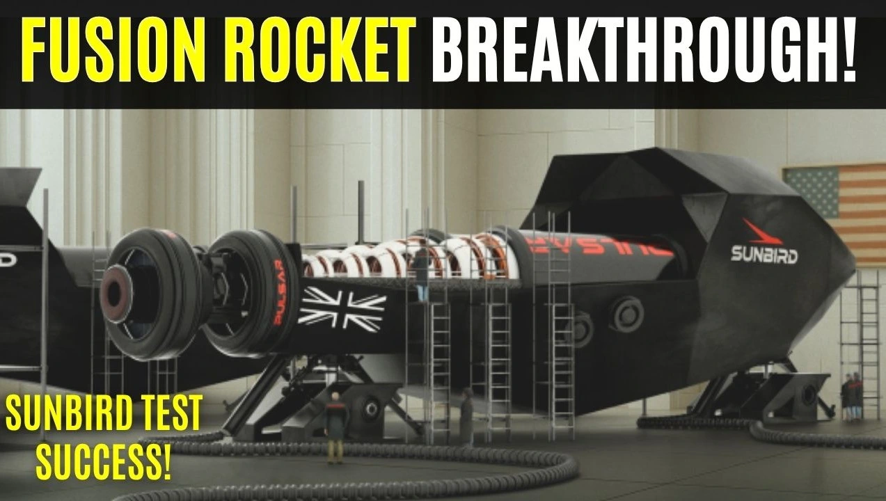 Sunbird Fusion Propulsion Reaches First Plasma-Video