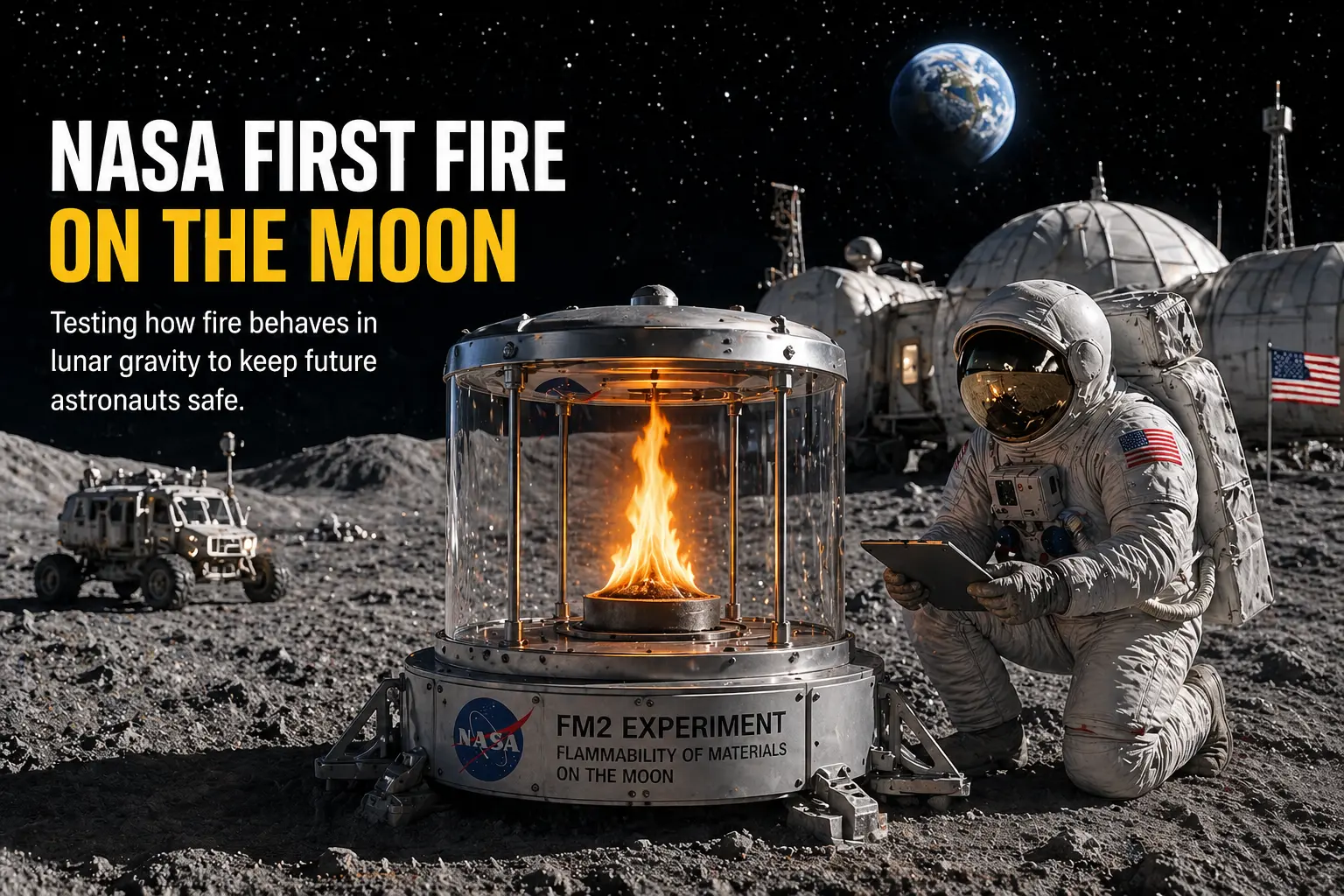 NASA First Fire on the Moon: Why This Experiment Could Redefine Lunar Safety