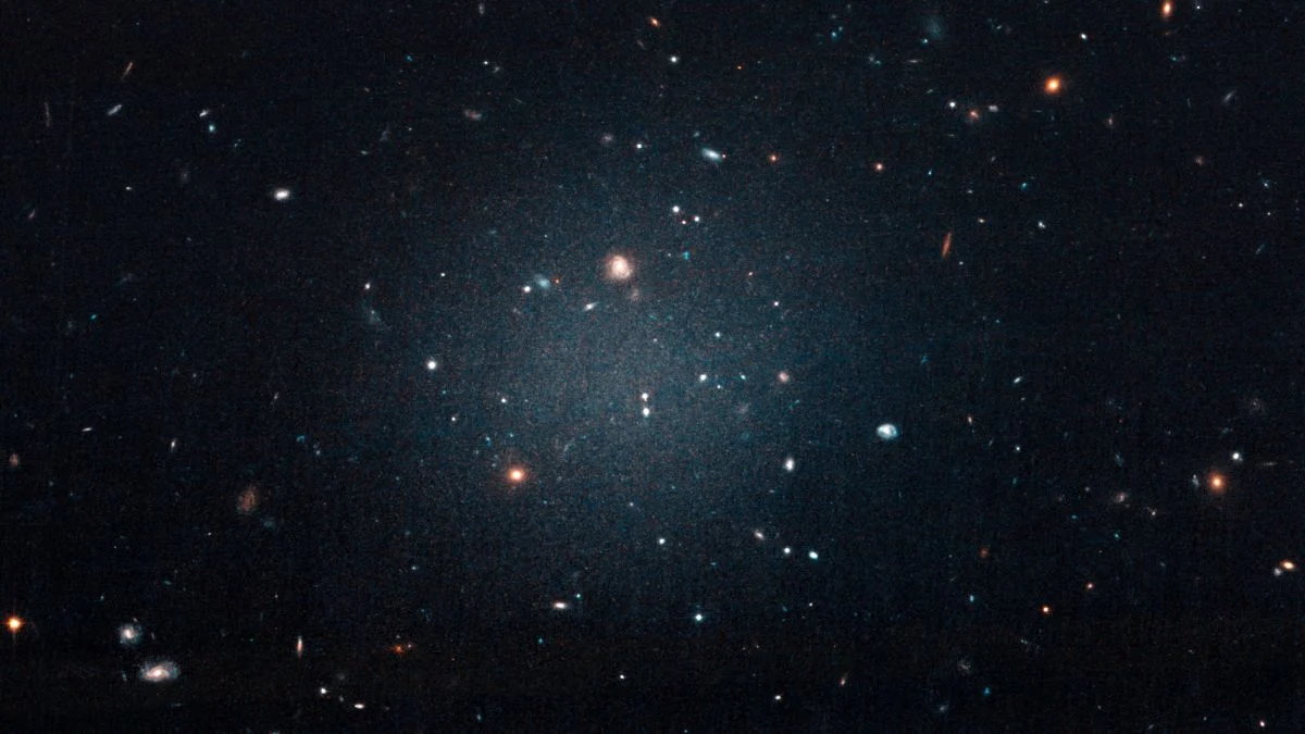 Dark Matter Free Galaxy Discovery Reveals a Growing Cosmic Pattern