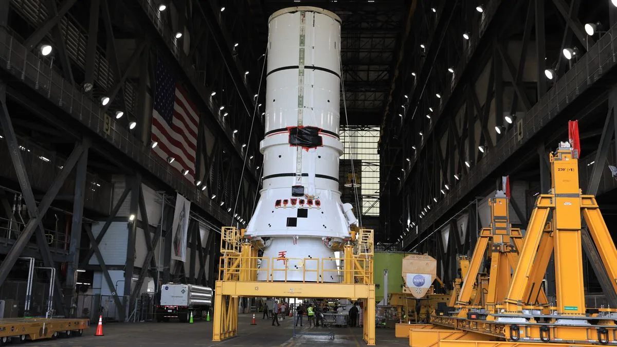Artemis III SLS Rocket Assembly Begins at Kennedy