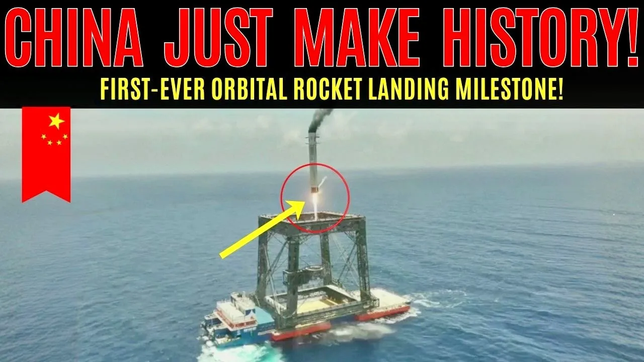Long March 10B Rocket Recovery Marks a Historic First-Video