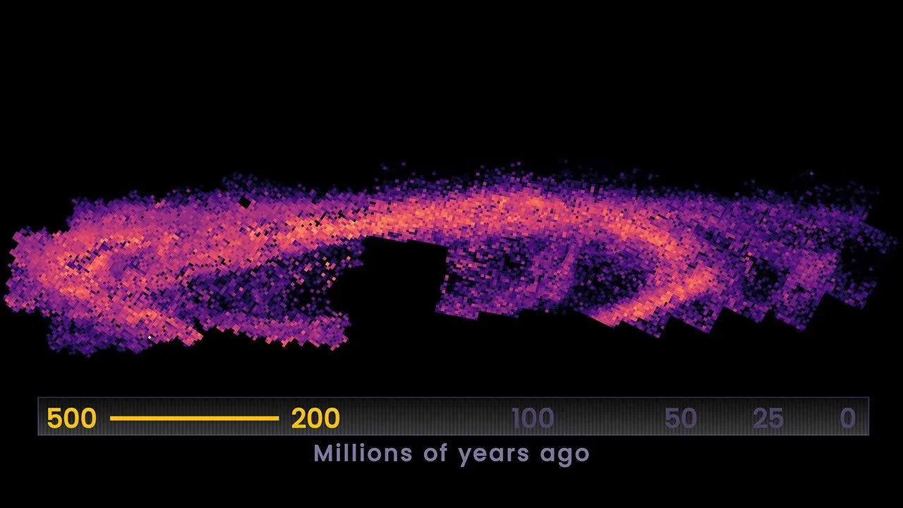 Andromeda Star Formation Decline Reveals a 500-Million-Year Slowdown
