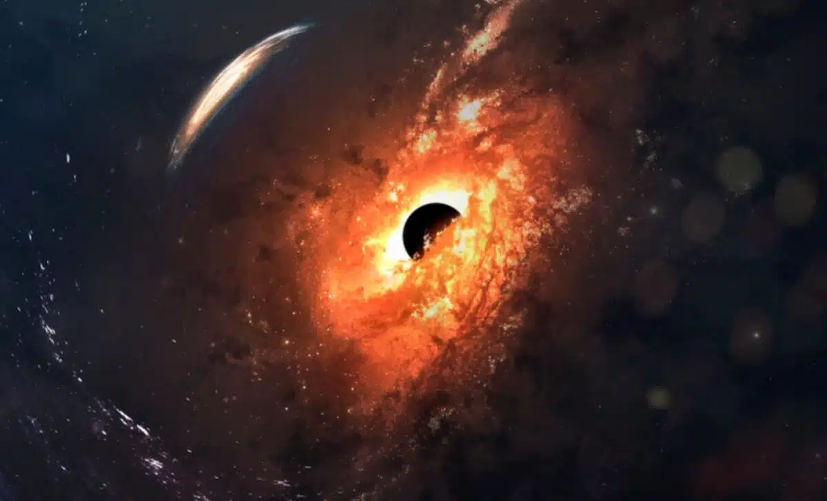 Wandering Black Hole Found Far From Galactic Center