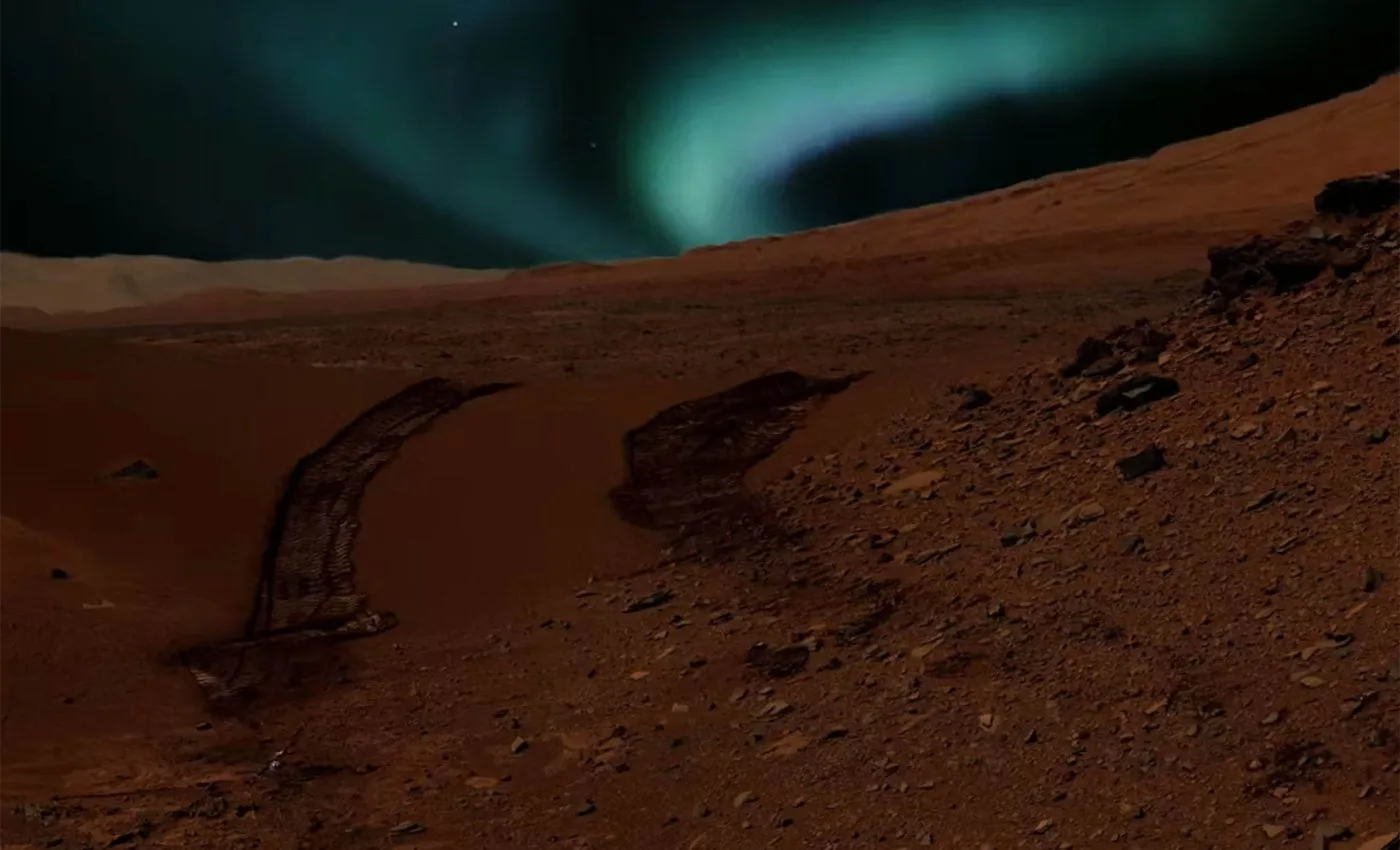 Mars Auroras Reveal an Earth-Like Magnetic Cycle