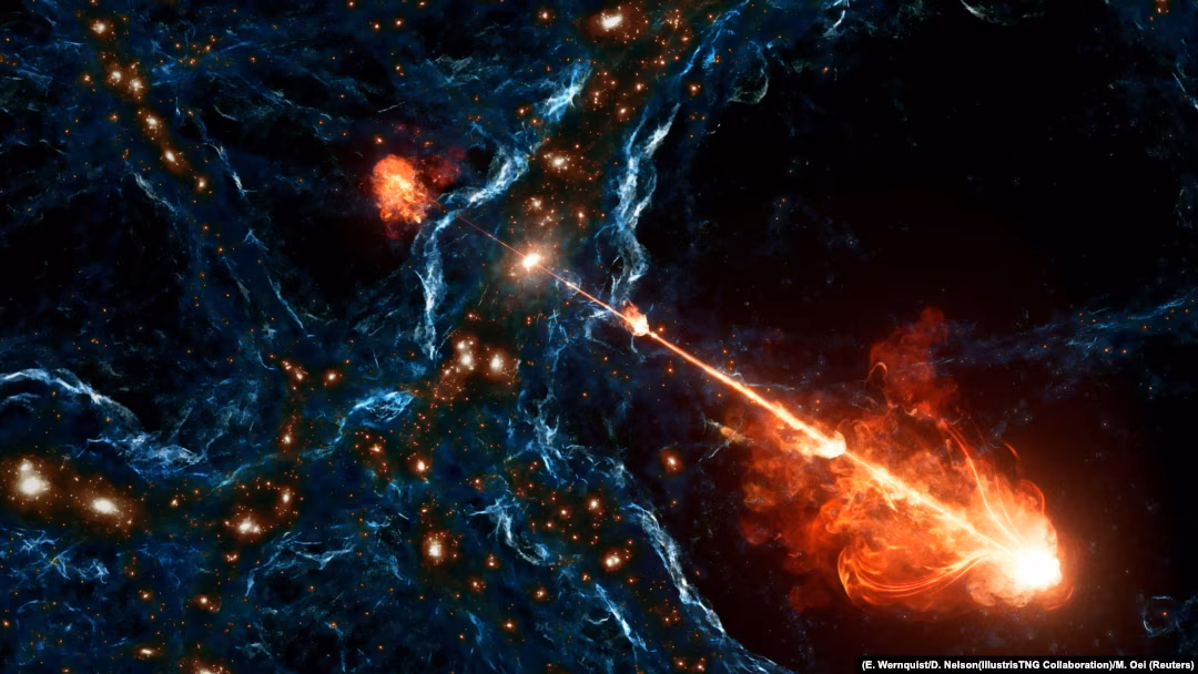 Black hole jets may shape galaxies’ futures