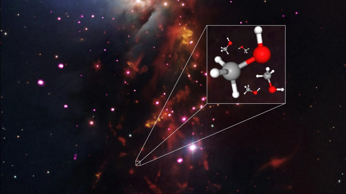 Cosmic treble clef: Chandra Reveals Its Hidden Past